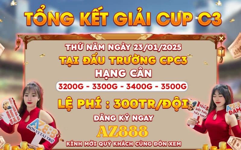 [Thông Báo] Tổng Kết Giải Đấu Gà Tự Do Cup 2024 Tại CPC3 23/1/2025