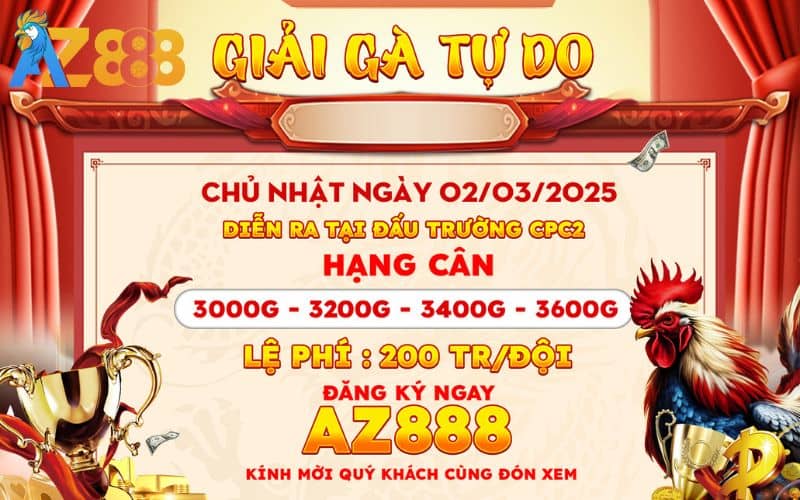 [Thông Báo] Giải 4 Con Gà Tự Do Tại CPC2 Ngày 2/3/2025